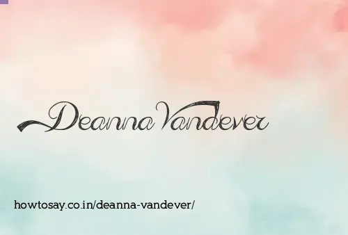 Deanna Vandever