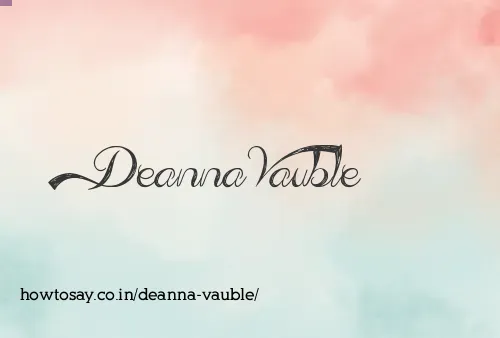 Deanna Vauble