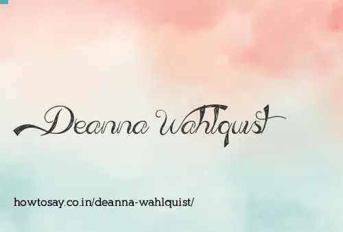 Deanna Wahlquist