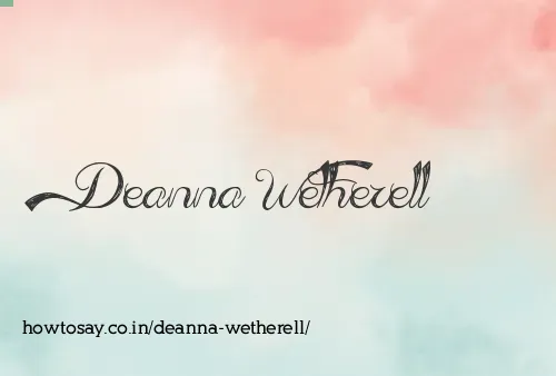 Deanna Wetherell