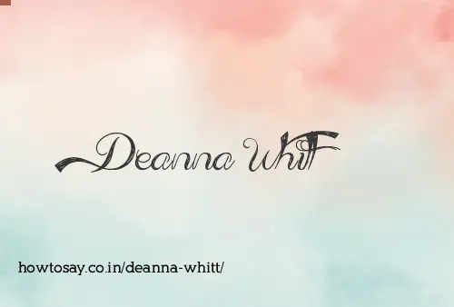 Deanna Whitt
