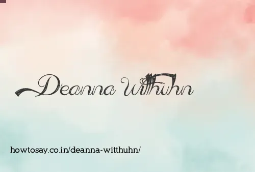 Deanna Witthuhn