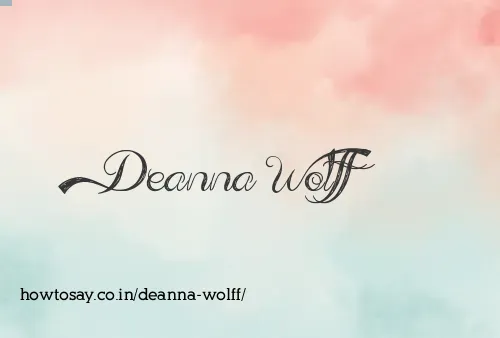 Deanna Wolff