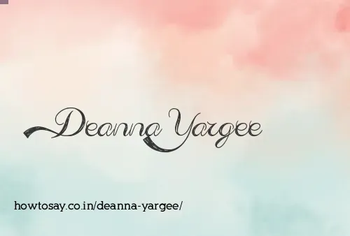Deanna Yargee