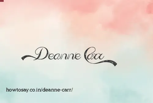 Deanne Carr