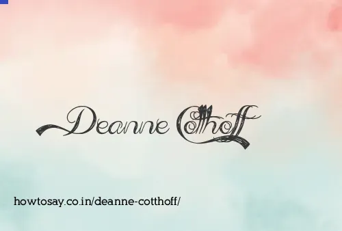 Deanne Cotthoff