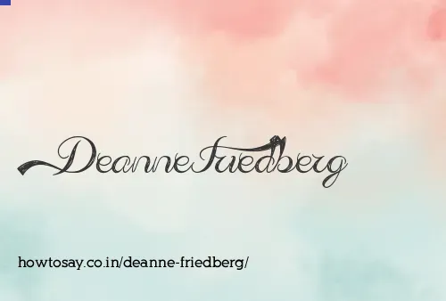 Deanne Friedberg