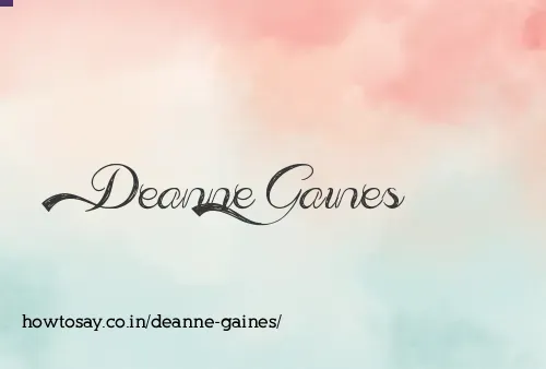 Deanne Gaines