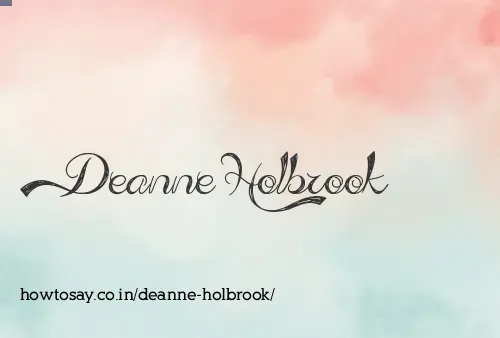Deanne Holbrook