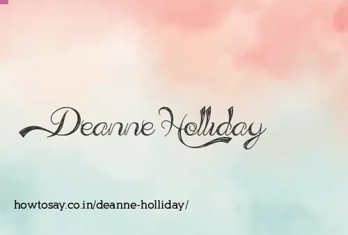 Deanne Holliday