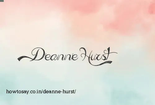Deanne Hurst