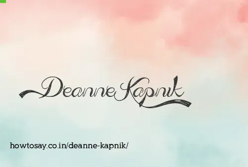 Deanne Kapnik