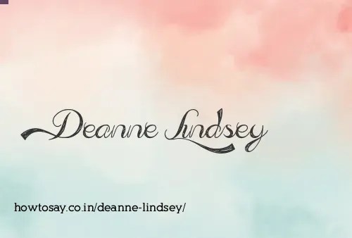 Deanne Lindsey