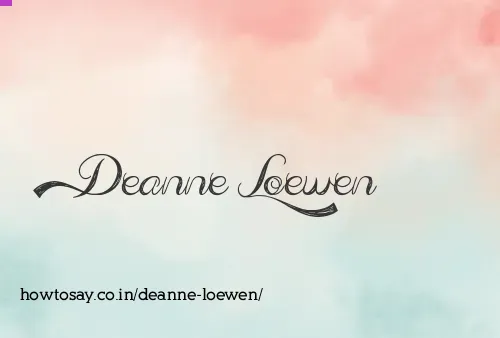 Deanne Loewen