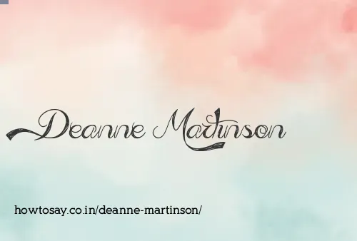 Deanne Martinson