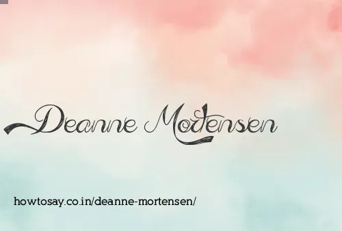 Deanne Mortensen