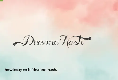 Deanne Nash