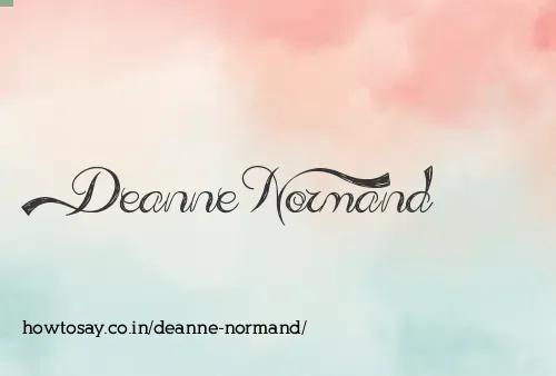 Deanne Normand