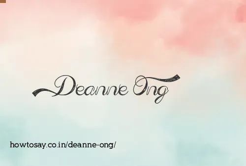 Deanne Ong