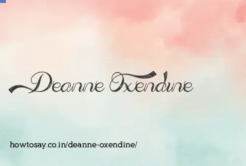 Deanne Oxendine
