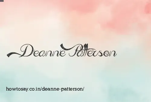Deanne Patterson