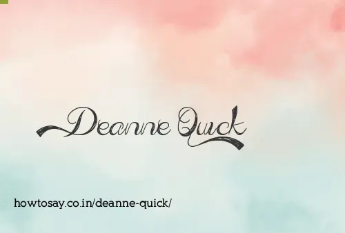 Deanne Quick