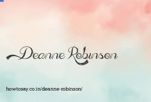 Deanne Robinson