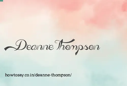Deanne Thompson