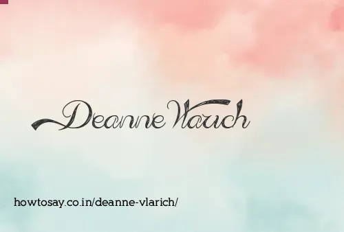 Deanne Vlarich