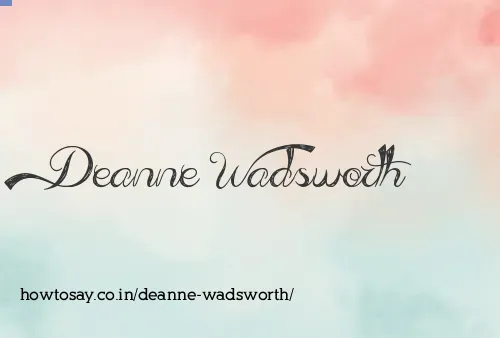 Deanne Wadsworth