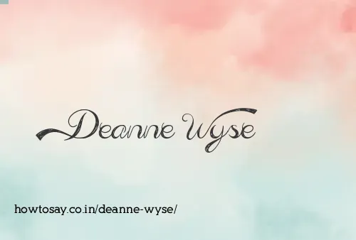 Deanne Wyse