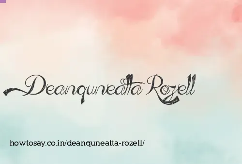 Deanquneatta Rozell
