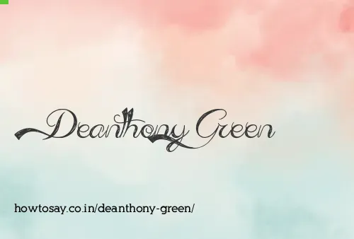 Deanthony Green