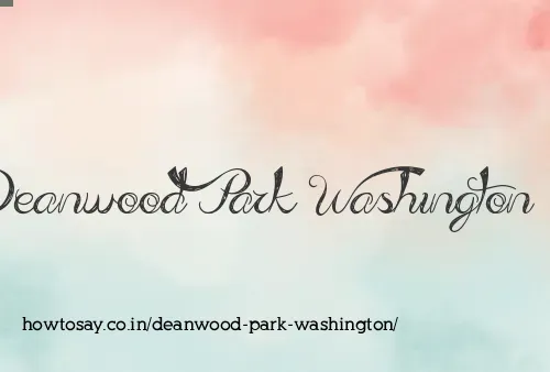 Deanwood Park Washington