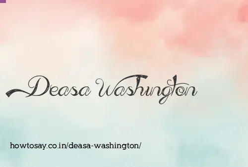 Deasa Washington