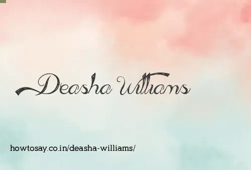 Deasha Williams
