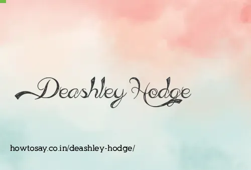 Deashley Hodge