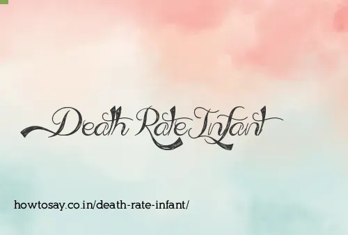 Death Rate Infant