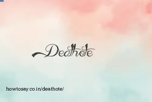 Deathote