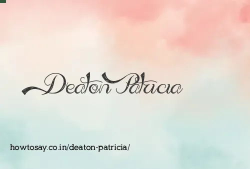 Deaton Patricia