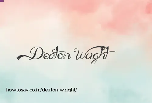 Deaton Wright