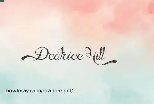 Deatrice Hill
