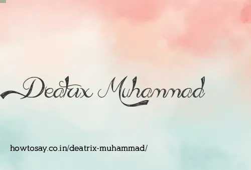 Deatrix Muhammad