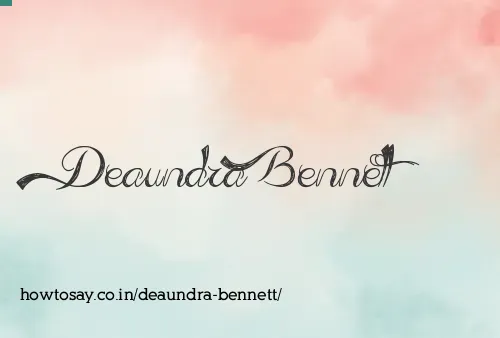 Deaundra Bennett