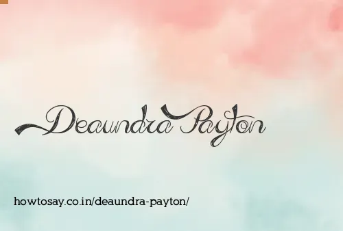 Deaundra Payton