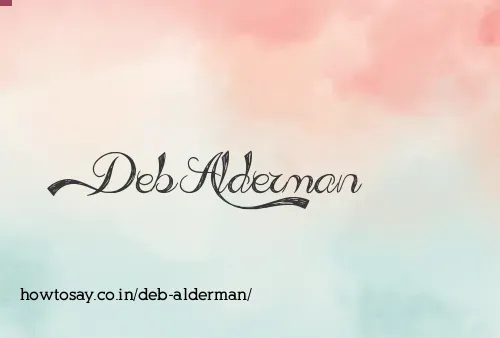 Deb Alderman