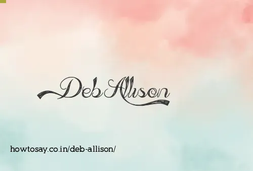 Deb Allison
