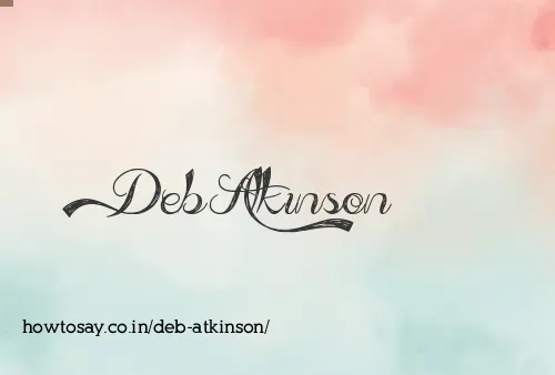 Deb Atkinson