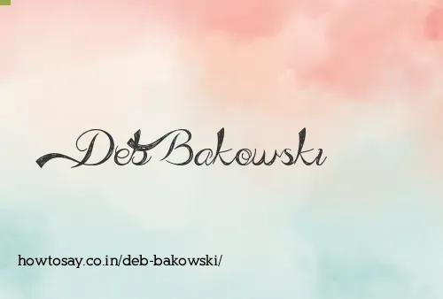 Deb Bakowski