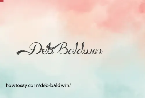 Deb Baldwin